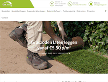 Tablet Screenshot of grasleggen.nl